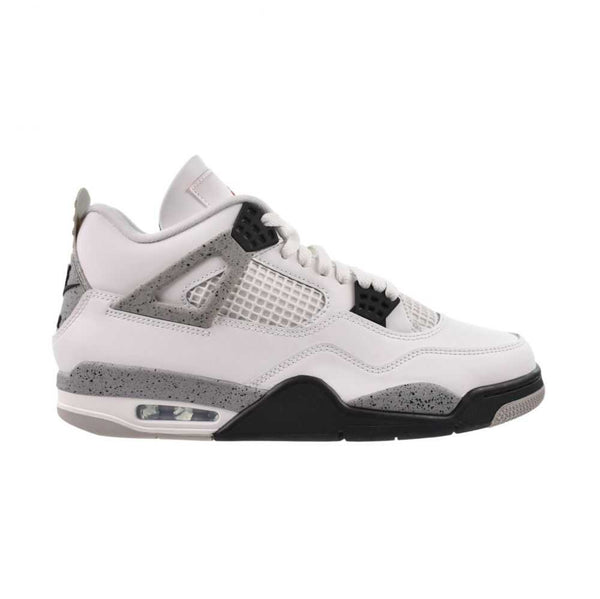 Air Jordan 4 Retro "White Cement" Men's Shoes Summit White/Red fv5029-100