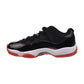 Jordan 11 Retro Low 'Bred' Men's Shoes Black/Varsity Red-White fv5104-006