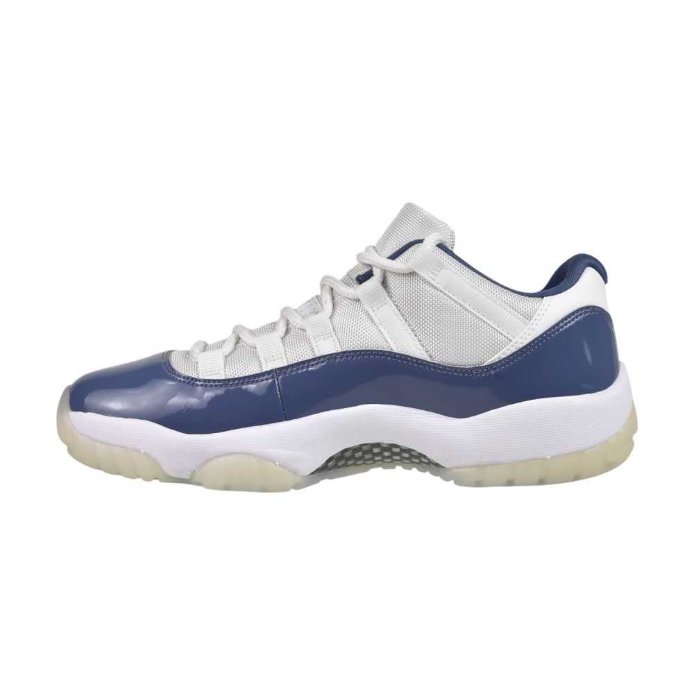 Air Jordan 11 Retro Low Men's Shoes White/Midnight Navy fv5104-104