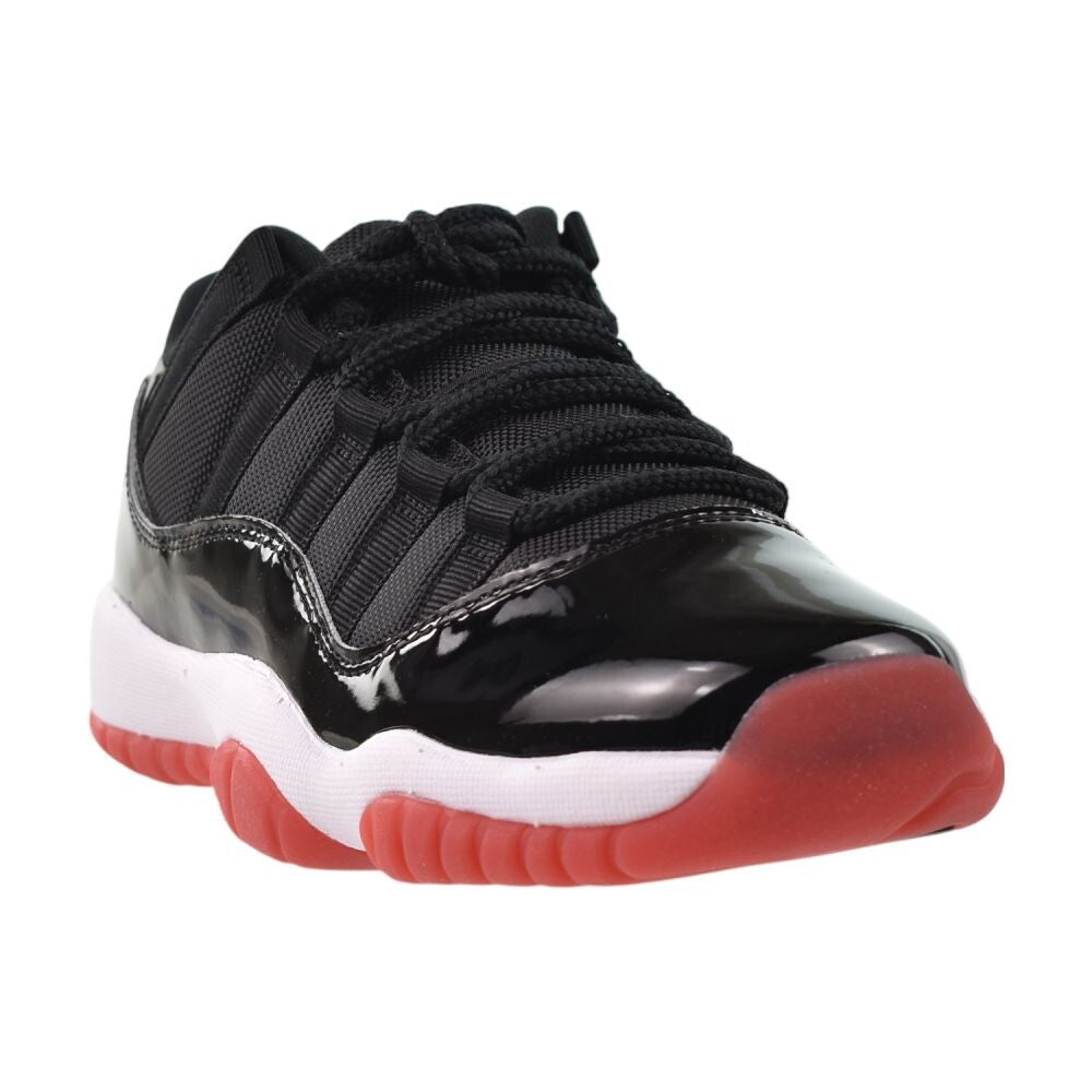 Jordan 11 Retro Low (GS) Big Kids Shoes Black/Varsity Red-White fv5121-006