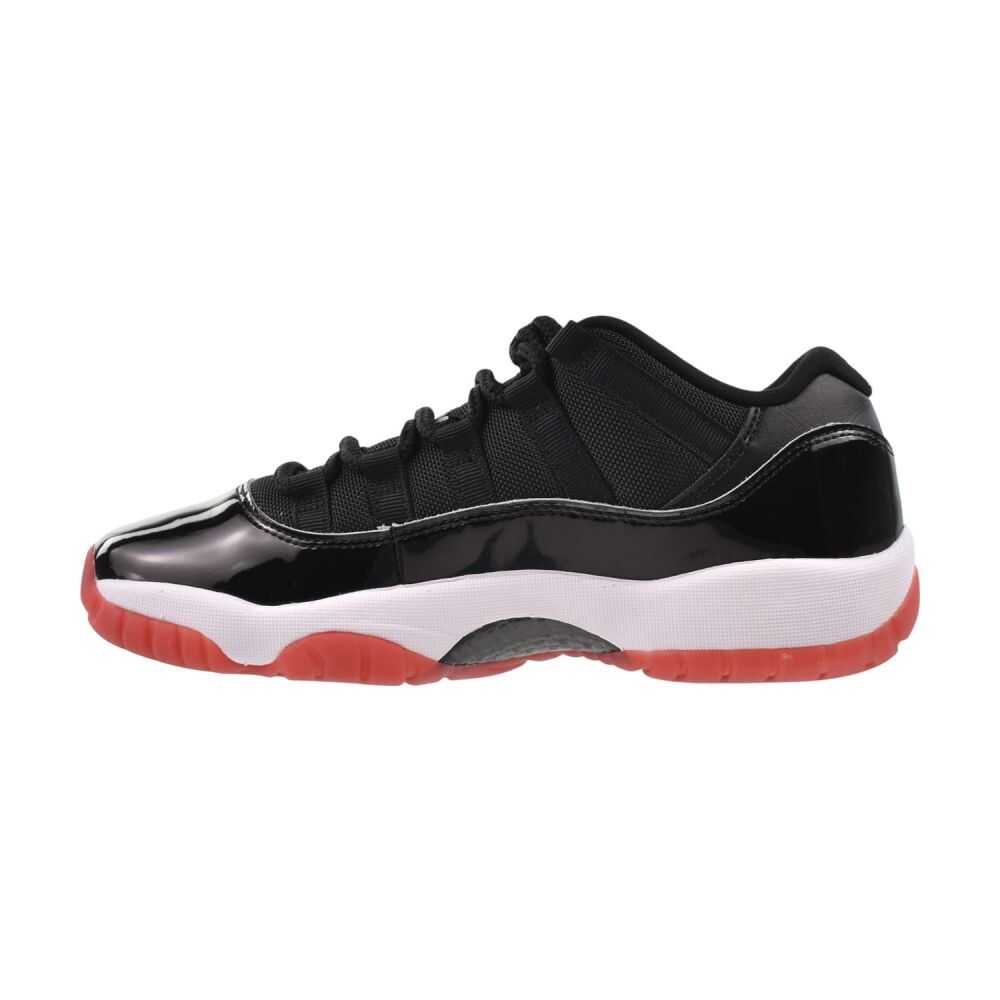 Jordan 11 Retro Low (GS) Big Kids Shoes Black/Varsity Red-White fv5121-006