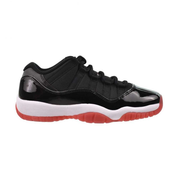 Jordan 11 Retro Low (GS) Big Kids Shoes Black/Varsity Red-White fv5121-006