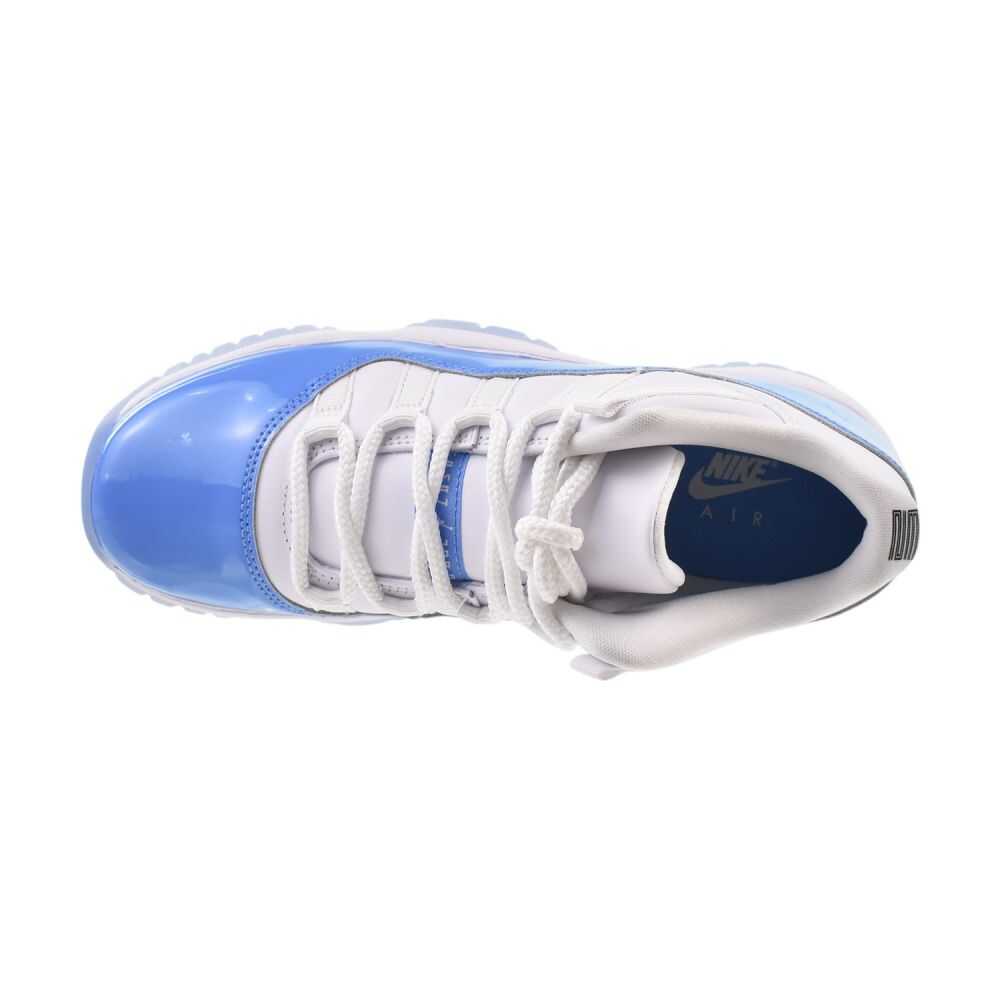Jordan 11 Retro Low (GS) Big Kids' Shoes White/University Blue fv5121-100