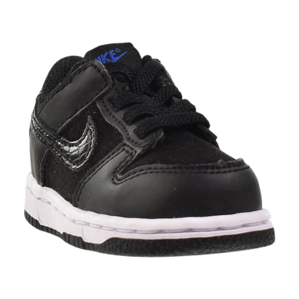 Nike Dunk Low SE (TD) Toddlers' Shoes Black-White-Game Royal fv7474-001