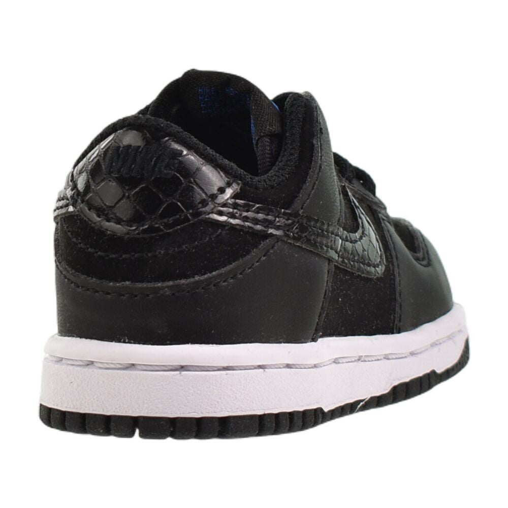 Nike Dunk Low SE (TD) Toddlers' Shoes Black-White-Game Royal fv7474-001