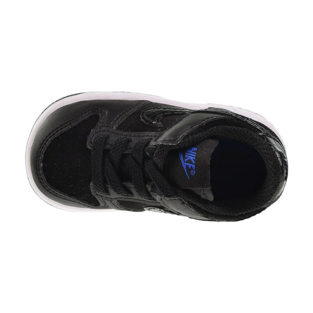 Nike Dunk Low SE (TD) Toddlers' Shoes Black-White-Game Royal fv7474-001