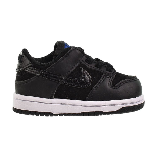 Nike Dunk Low SE (TD) Toddlers' Shoes Black-White-Game Royal fv7474-001