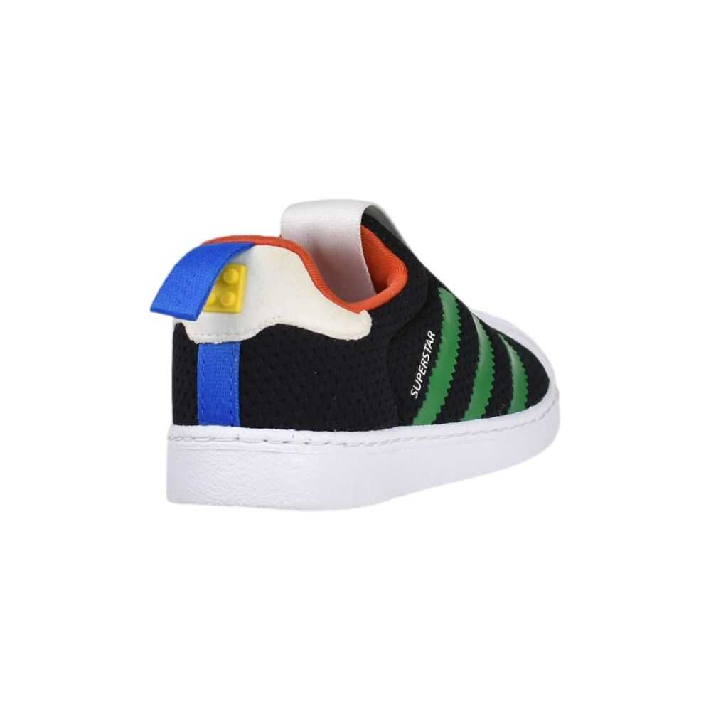 Adidas Superstar 360 I Lego Toddlers' Shoes Black/Multi fx4924
