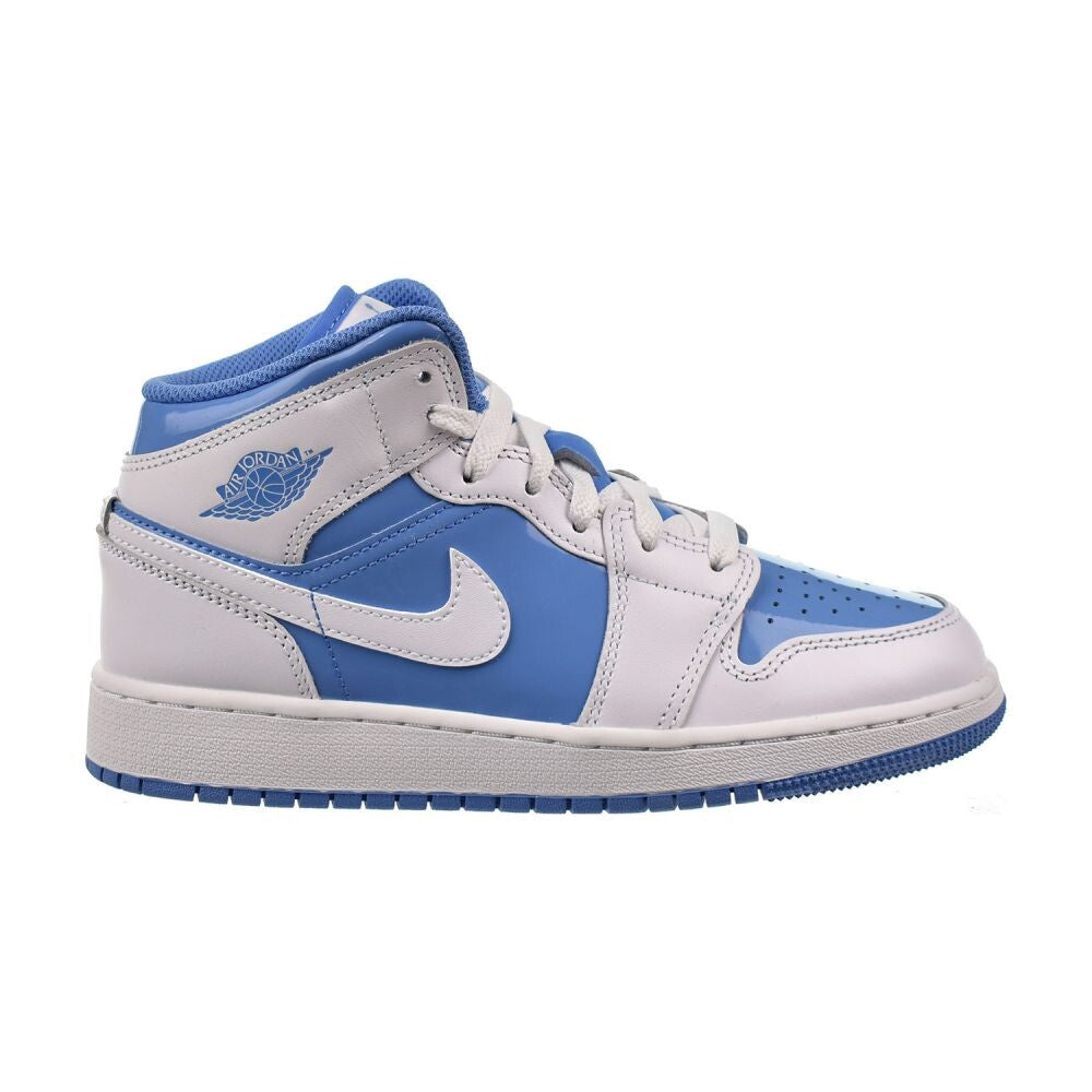 Jordan 1 Mid SE (GS) Big Kids' Shoes White/Legend Blue fz3933-114