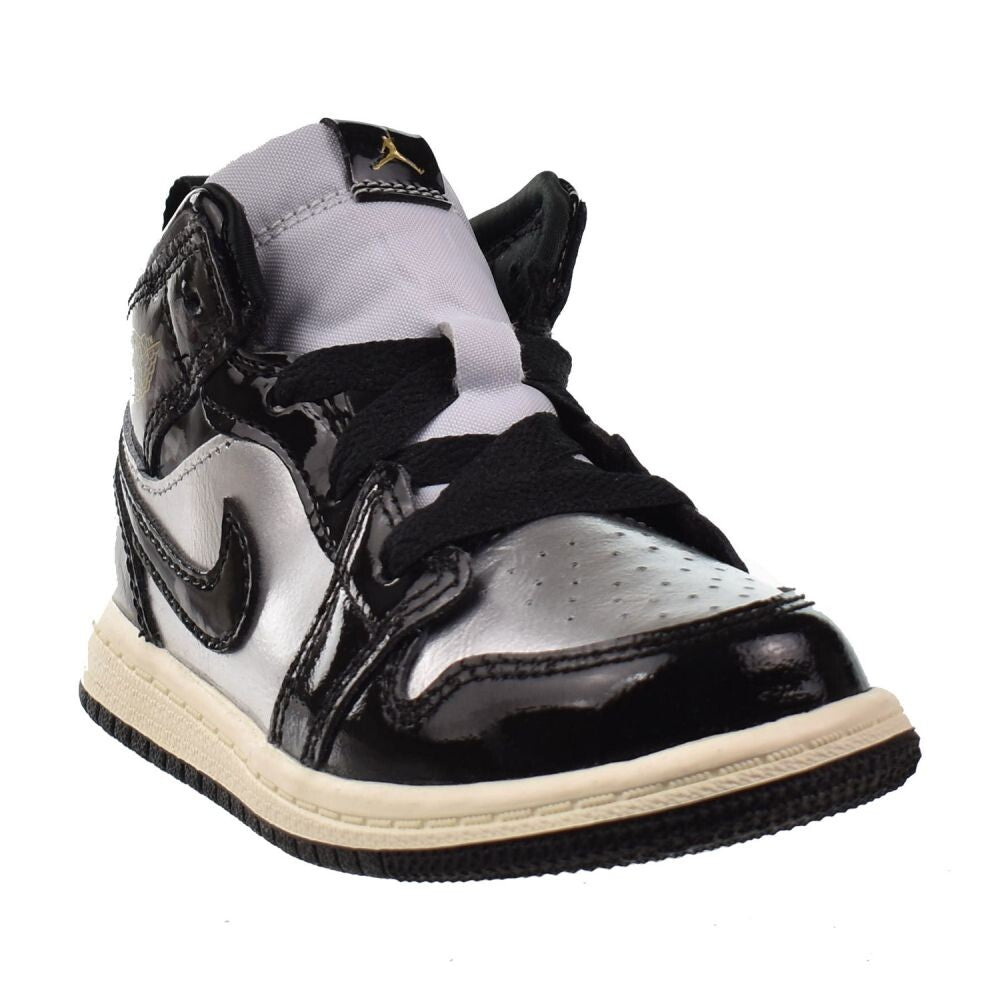 Jordan 1 Mid SE (TD) Toddlers' Shoes Black/Metallic Gold fz3939-001