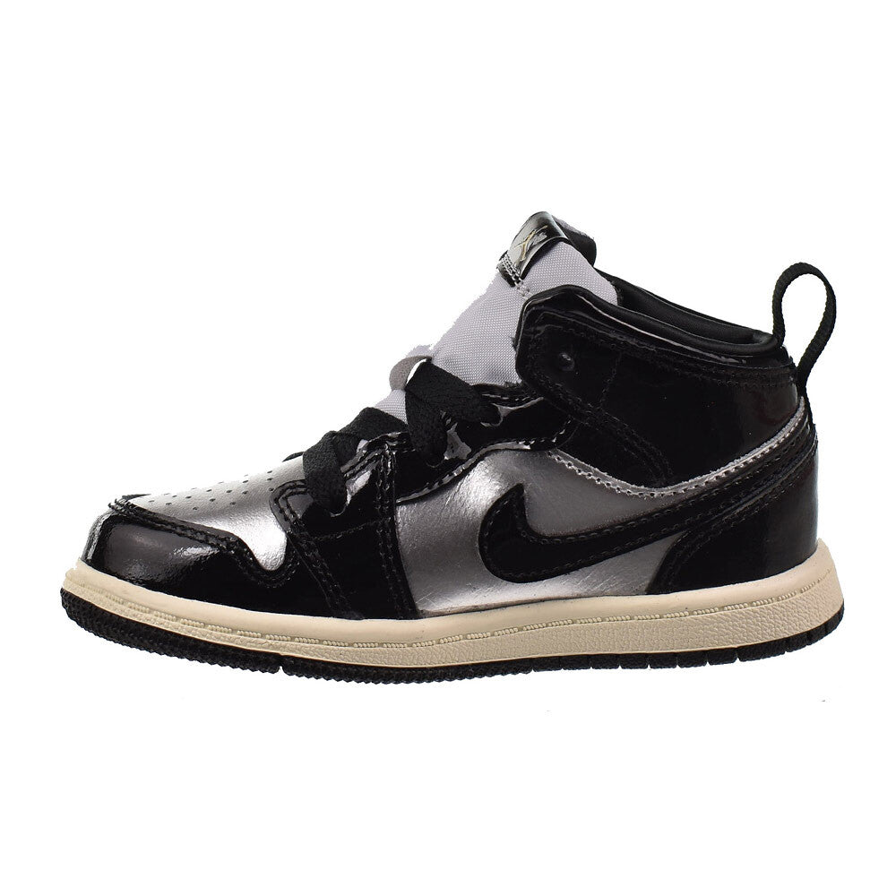 Jordan 1 Mid SE (TD) Toddlers' Shoes Black/Metallic Gold fz3939-001