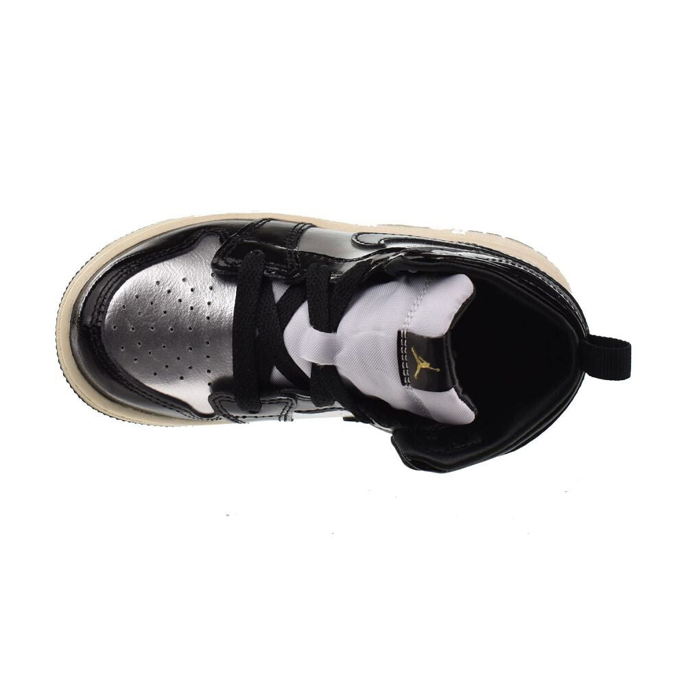 Jordan 1 Mid SE (TD) Toddlers' Shoes Black/Metallic Gold fz3939-001