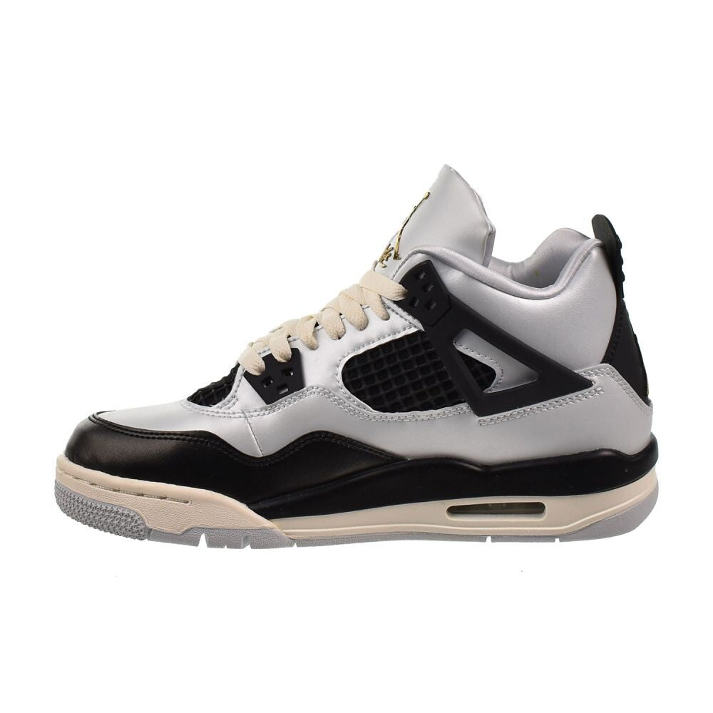 Jordan 4 Retro (GS) "Platinum Gold" Big Kids' Shoes Pure Platinum/Metallic Gold fz8585-070