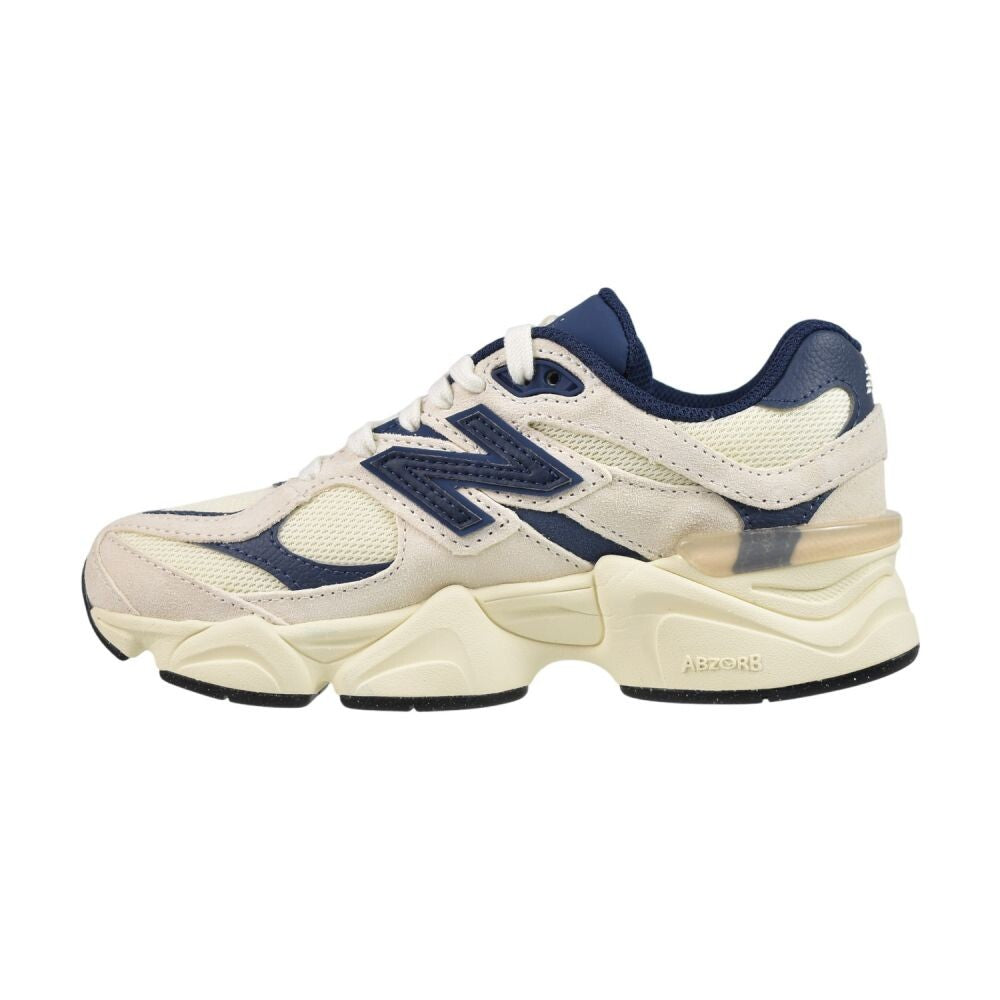 New Balance 9060 Lace Big Kids' Shoes White/Navy g9060-2jm