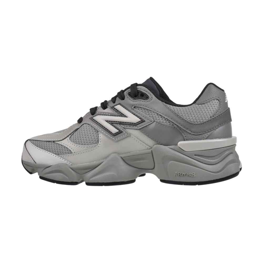 New Balance 9060 Lace (Wide) Big Kids' Shoes Grey/Grey g9060-2p4-W