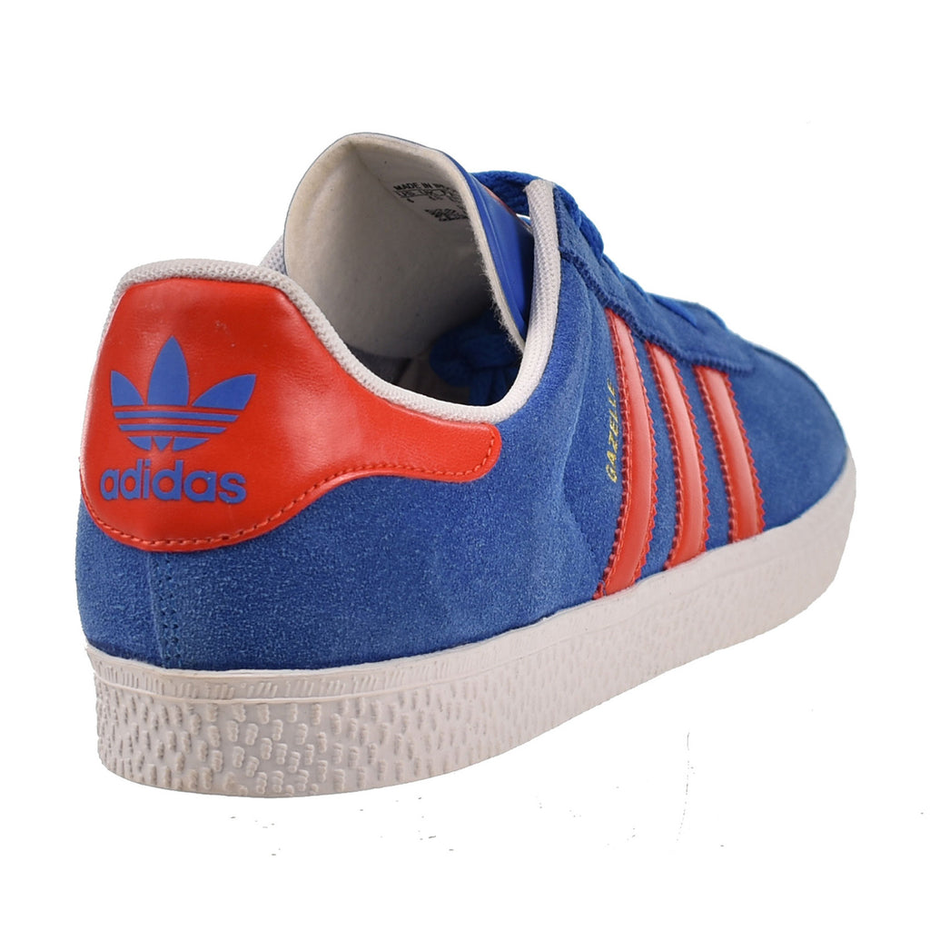 Adidas Original Gazelle 2 J Suede Big Kids' Shoes Blue-Red Adidas Original Gazelle 2 J Suede Big Kids' Shoes Blue-Red