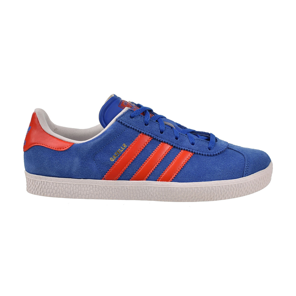 Adidas Original Gazelle 2 J Suede Big Kids' Shoes Blue-Red Adidas Original Gazelle 2 J Suede Big Kids' Shoes Blue-Red
