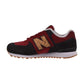 New Balance 574 Big Kid's Shoes Red-Black 