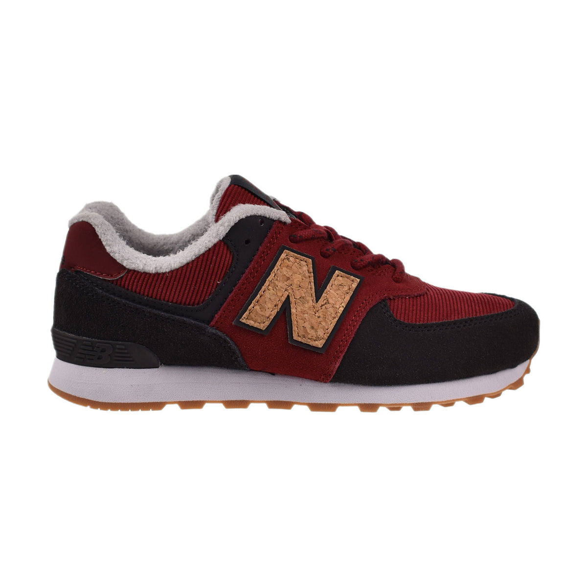 New Balance 574 Big Kid's Shoes Red-Black 