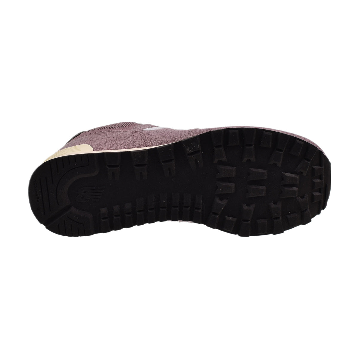 New Balance 574 Big Kid's Shoes Purple-White