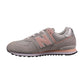 New Balance 574 Big Kids' Shoes Grey-Pink gc574-evk