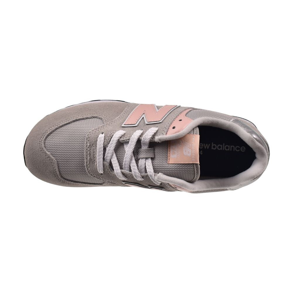 New Balance 574 Big Kids' Shoes Grey-Pink gc574-evk