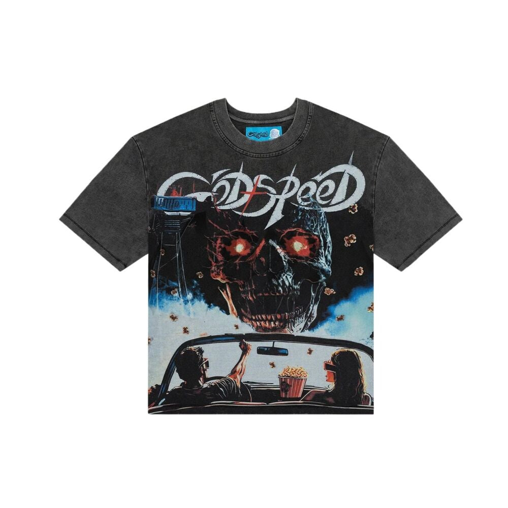 Godspeed Drive In Men's T-Shirt Black Wash gdspd12-bw