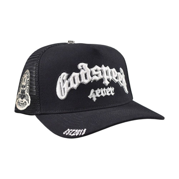 Godspeed Forever Trucker Men's Snapback Hat Black gdspd13-bl