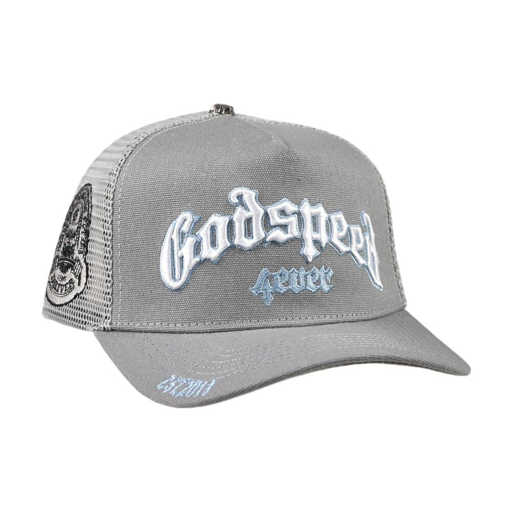 Godspeed Forever Trucker Men's Snapback Hat Cool Grey gdspd13-cg
