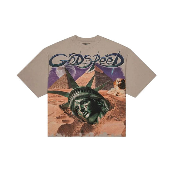 Godspeed Mother Cairo Men's T-Shirt Stone Grey gdspd14-sg