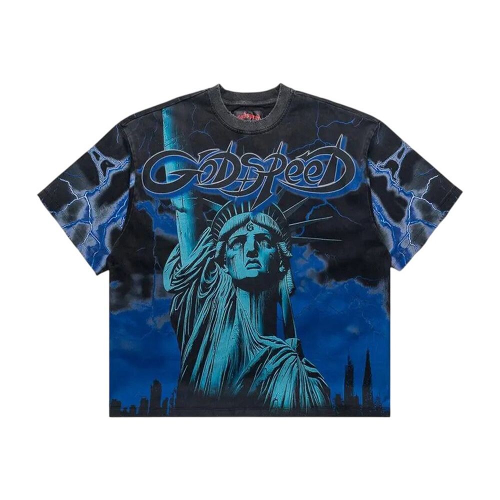 Godspeed Voltage Men's T-Shirt LA Blue gdspd19-lb