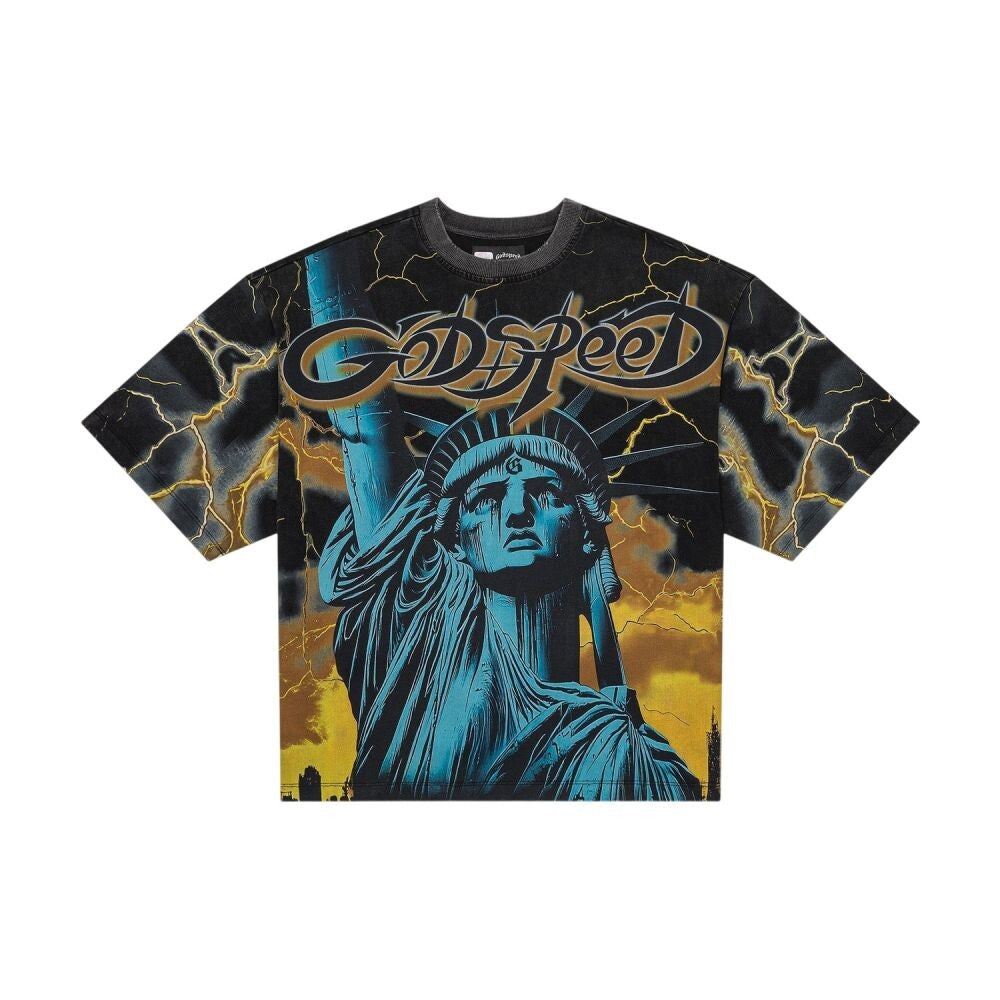 Godspeed Voltage Men's T-Shirt Yellow gdspd19-yw