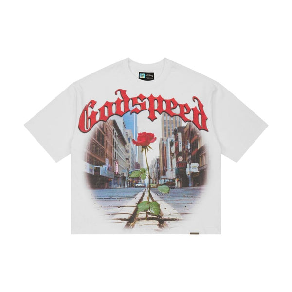 Godspeed Concrete Rose Men's T-Shirt White gdspd24-wt