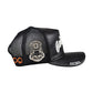 Godspeed Forever Premium Leather Trucker Men's Snapback Hat Black gdspd27-bl