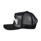 Godspeed Forever Premium Leather Trucker Men's Snapback Hat Black gdspd27-bl