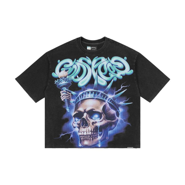 Godspeed Liberty Tears Men's T-Shirt Black gdspd30-bl