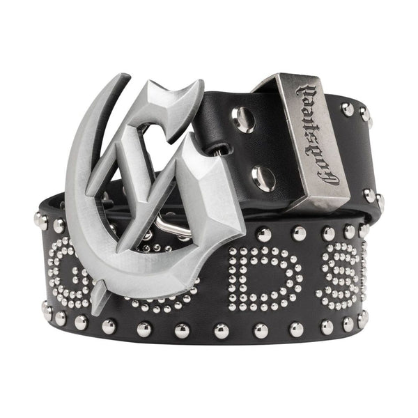 Godspeed Forged GS Studded Belt Black gdspd34-bl