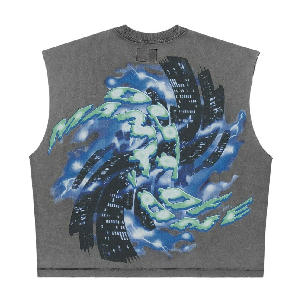 Godspeed Liberty Tears Sleeveless Men's T-Shirt Grey Wash gdspd38-gw