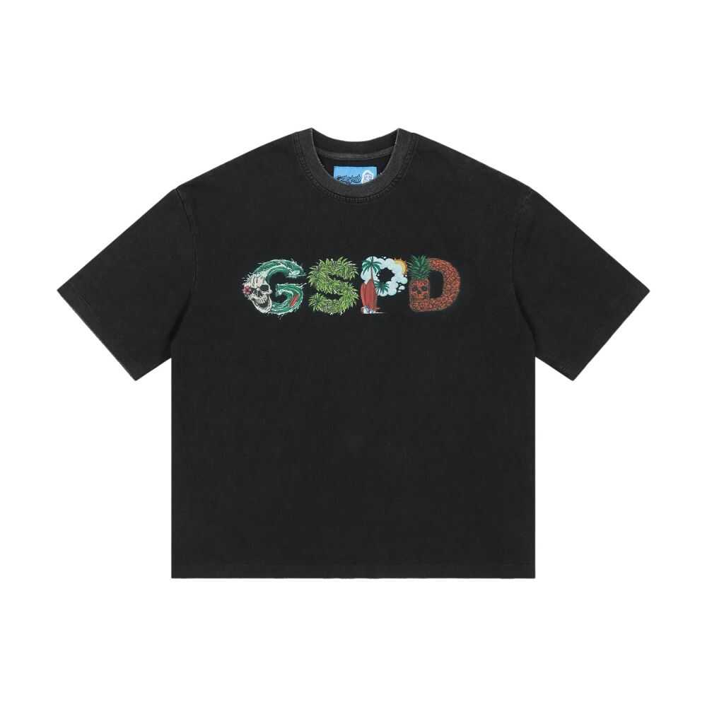 Godspeed Surfs Up Men's T-Shirt Black gdspd39-bk
