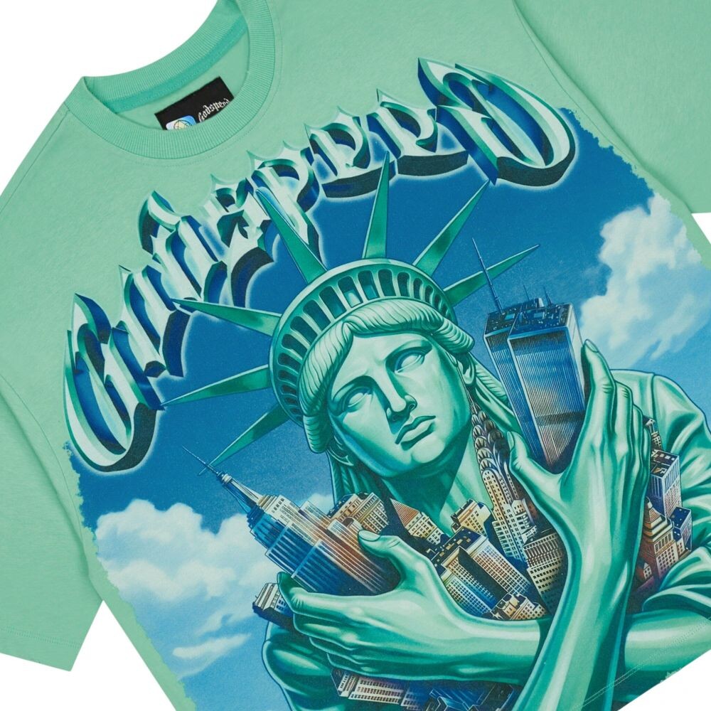 Godspeed Empire Guardian Men's T-Shirt Aqua gdspd42-aq
