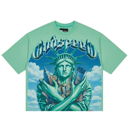Godspeed Empire Guardian Men's T-Shirt Aqua gdspd42-aq
