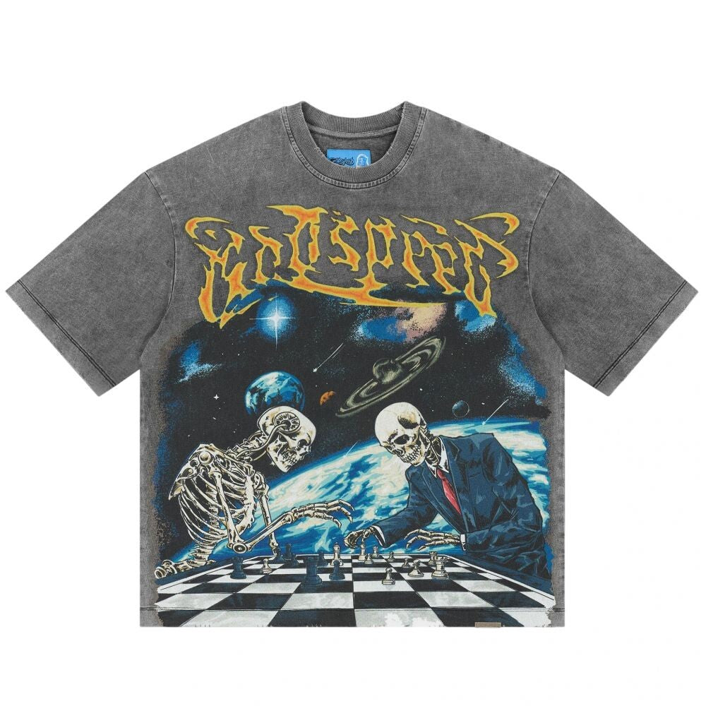 Godspeed Checkmate II Men's T-Shirt Grey Wash gdspd46-gw