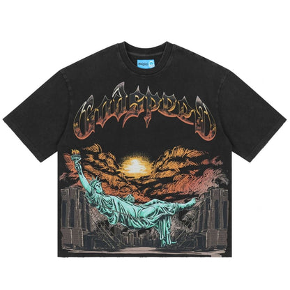 Godspeed Burnt Bridges II Men's T-Shirt Black gdspd50-bk