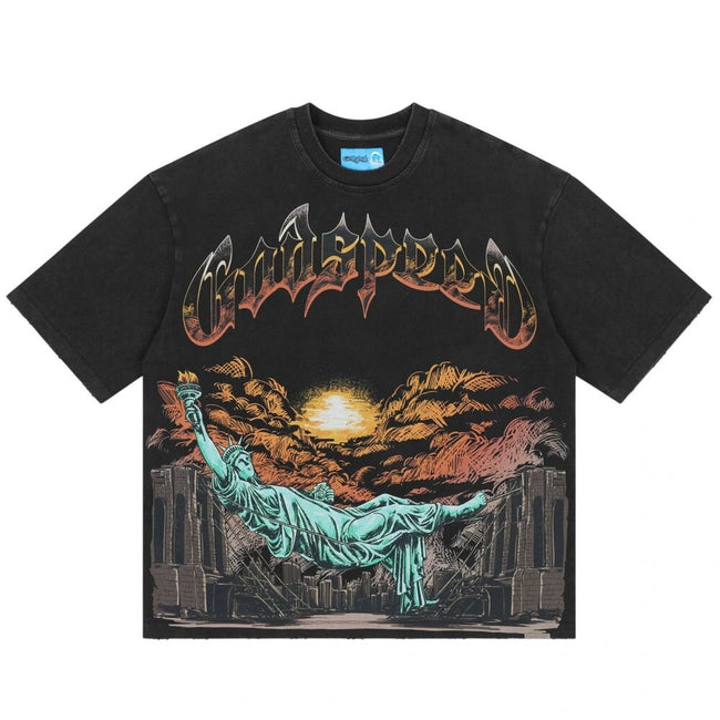 Godspeed Burnt Bridges II Men's T-Shirt Black gdspd50-bk