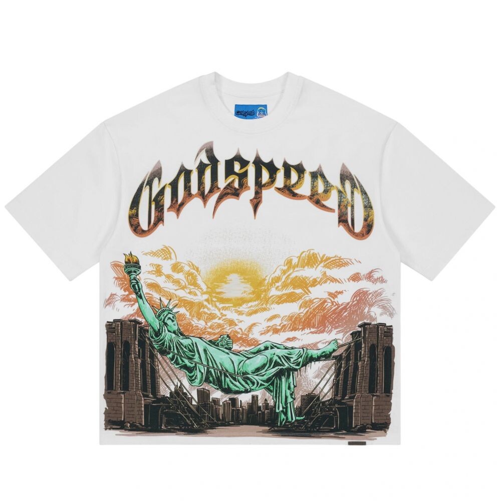 Godspeed Burnt Bridges II Men's T-Shirt White gdspd50-wh