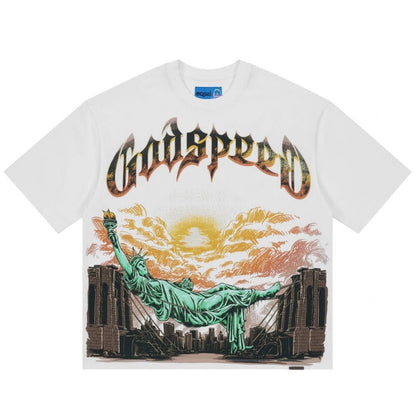Godspeed Burnt Bridges II Men's T-Shirt White gdspd50-wh