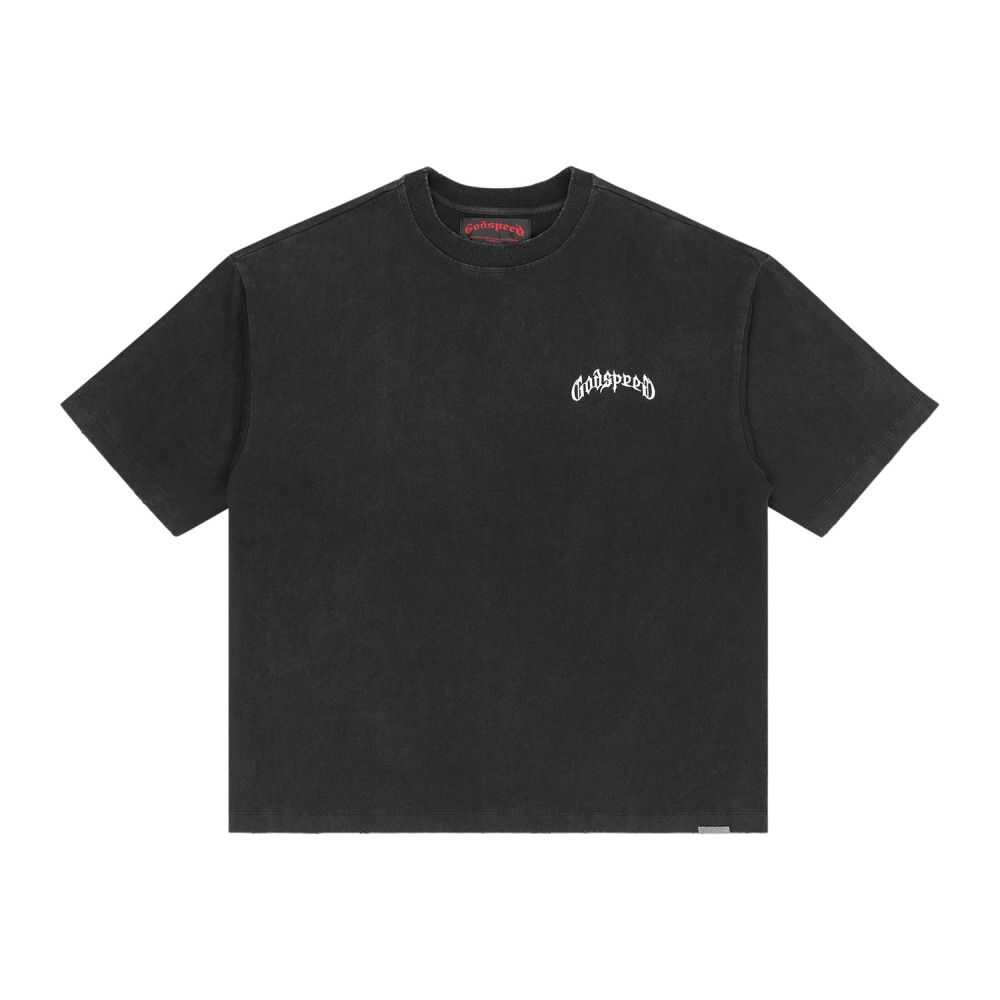 Godspeed Vital Men's T-Shirt and Short Set Black Wash gdspd53-bw
