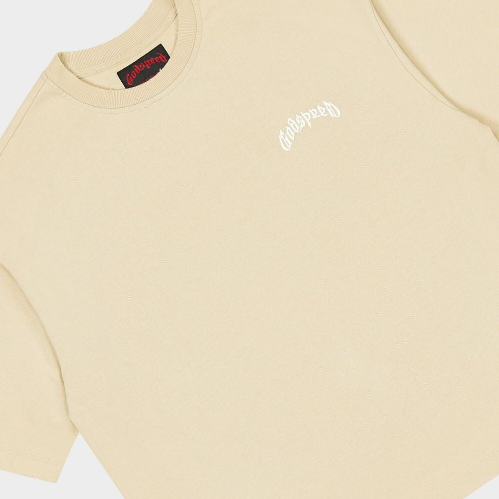 Godspeed Vital Men's T-Shirt and Short Set Oat Milk gdspd53-om