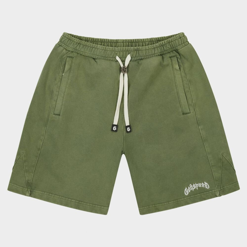 Godspeed Vital Men's T-Shirt and Short Set Olive Washed gdspd53-ow