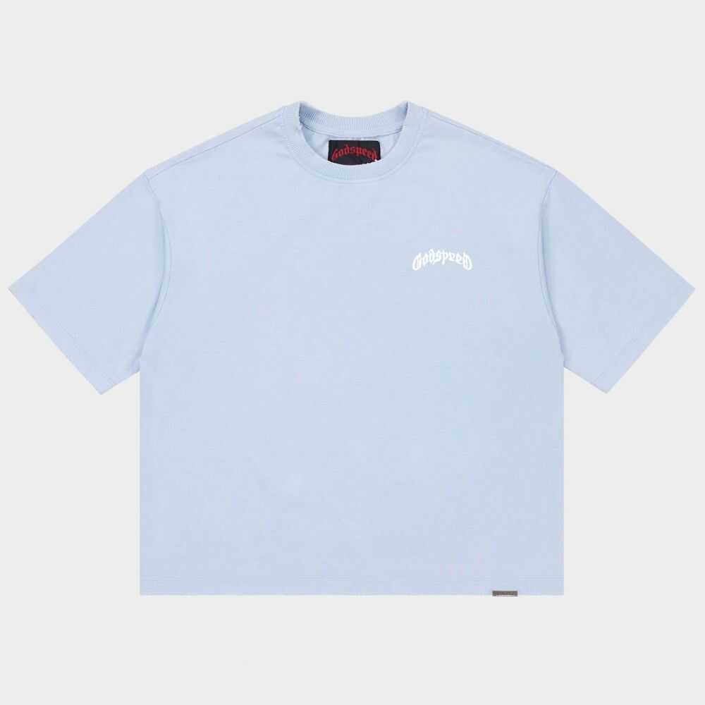 Godspeed Vital Men's T-Shirt and Short Set Sky Blue gdspd53-sb
